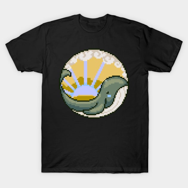 pixel whale T-Shirt by WitchyAesthetics